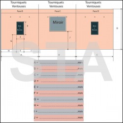 Bâche de protection pour cabine 630 kg