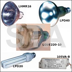 Lampe dépolie Diam 40