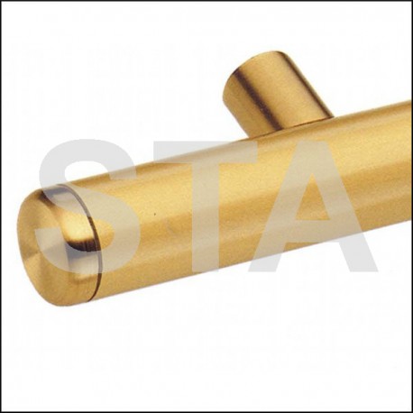 Main courante droite inox poly miroir diam 40 mm