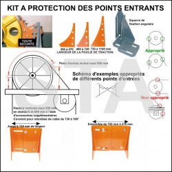 Fus 730-1100 vertical poulie de traction 730 1100 mm