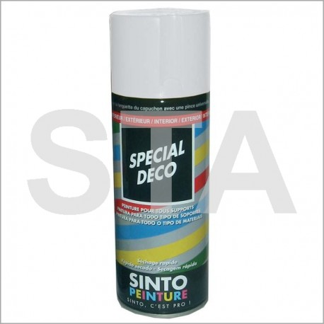 Bombe peinture 600 ml blanc brillant