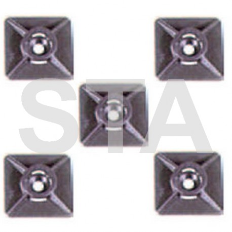 Embase adhésives noire