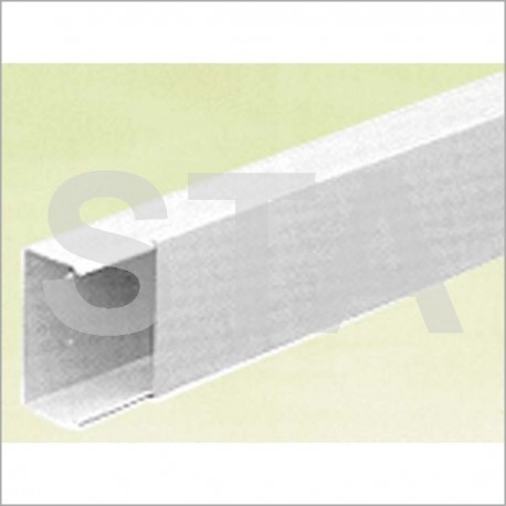 Goulotte d'installation blanche 15x15