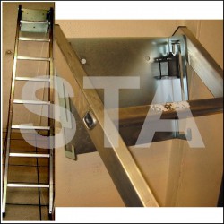 Echelle inclinable pour cage étroite en 4100mm