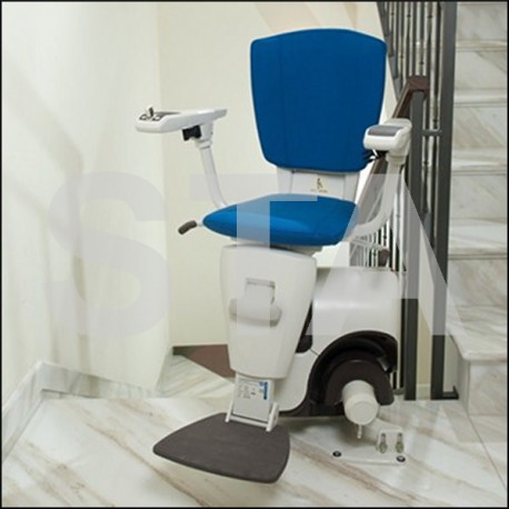 Monte-escaliers  avec chaise repose pieds