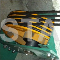 Poulie renvoi en haut de gaine 200 mm