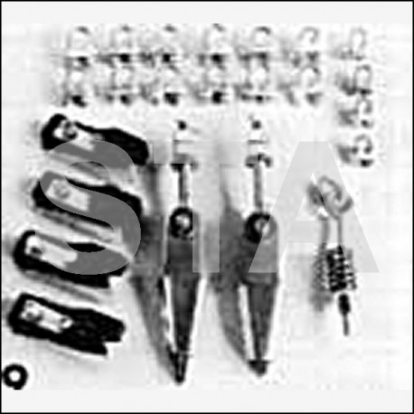 Coulisseaux et attelage sur contrepoids