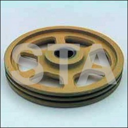 Poulie de déflection Ø 200, 4 gorges