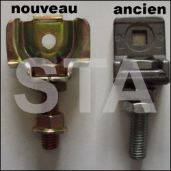 Bride de fixation des vantaux sur le chariot
