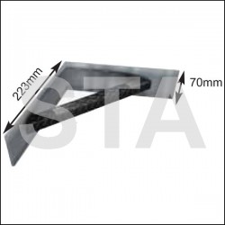 Echelon d'angle antidérapant pour la fosse