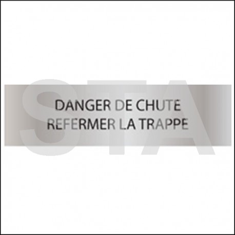 Danger de chute