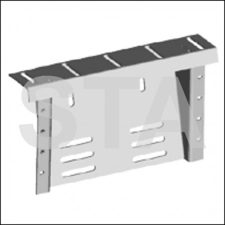 Support Inférieur en Gaine Charge 500 Kg Profondeur 150 mm