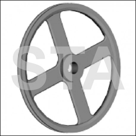 Poulie de Manivelle ts PL Dyn diametre 305mm