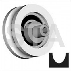 Contre- Galet Assemblé diametre 43mm Caby 3- Caby 4- Laser 3V-4V