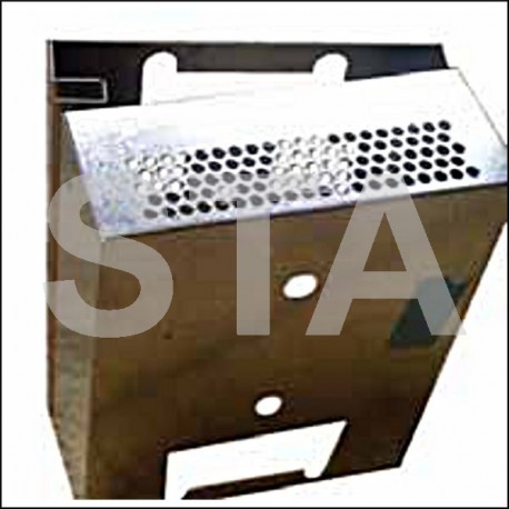 Capotage limiteur métallique pour limiteur 300 mm