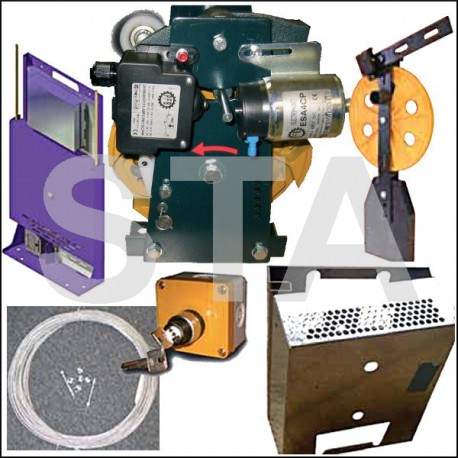 Kit limiteur avec tendeur extra plat 36 kg double sens diam : 200 mm