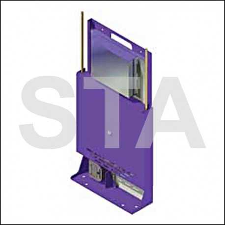 Kit tendeur extra plat fixation au sol poulie diam : 200 mm