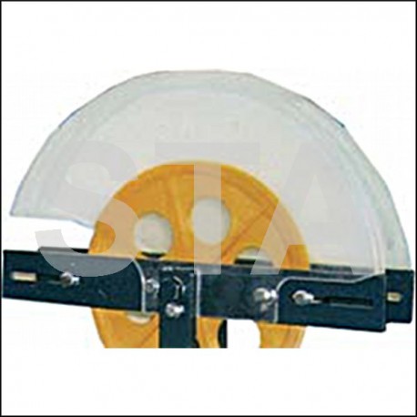Carter protection poulie tendeuse 200 ou 300 mm