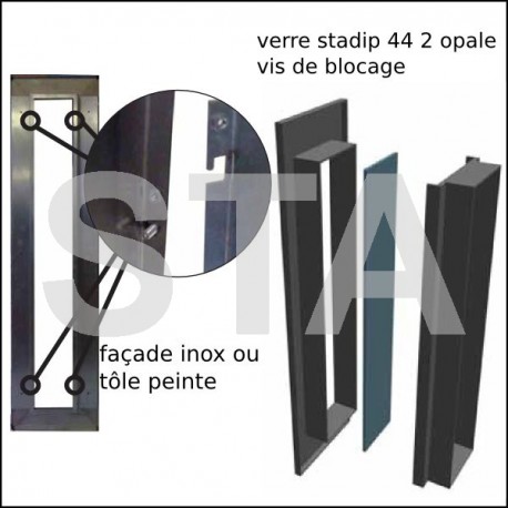 Réduction d’occulus tôle peinte