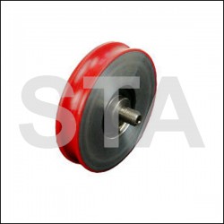 Kone galet metal pour porte diam extérieur 93mm largeur 19mm