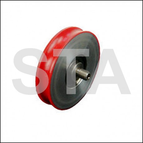 Kone galet metal pour porte diam extérieur 93mm largeur 19mm