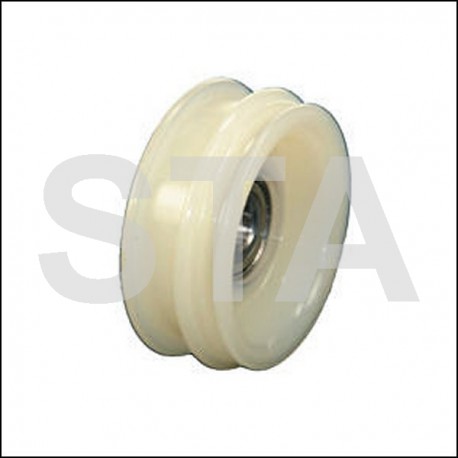 Thyssen galet diam extérieur 69mm diam axe 10mm largeur 26mm