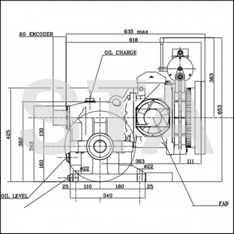 Treuil petit monte charge W30T