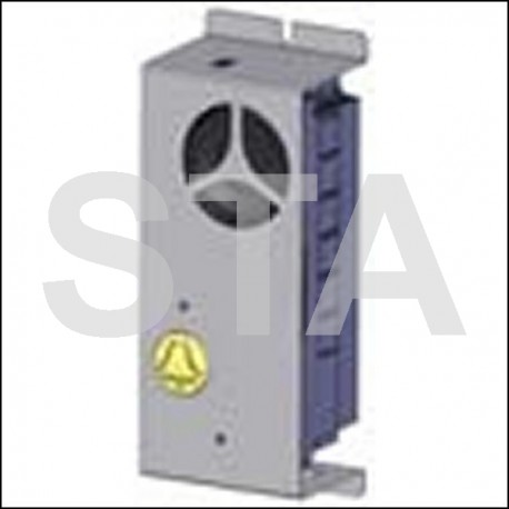 Surface mounting with inductive loop. Telephone voice shaft pit