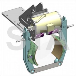 La Puleggia the kit jaw with brake Hoist machine for FF320