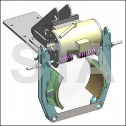 Otis kit with brake Hoist machine jaw 9D