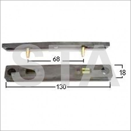 Contact porte 130x18 mm