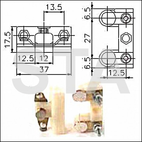 Contact porte palière