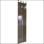 Panels hinged doors for lifts